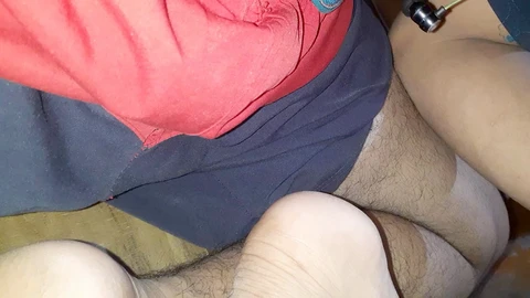Masturbation, vintage big black dick, gay kitchen