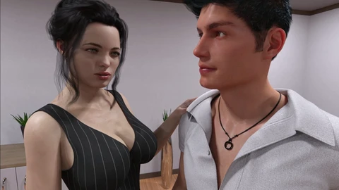 Dottore futa Kelly che provoca in ufficio
